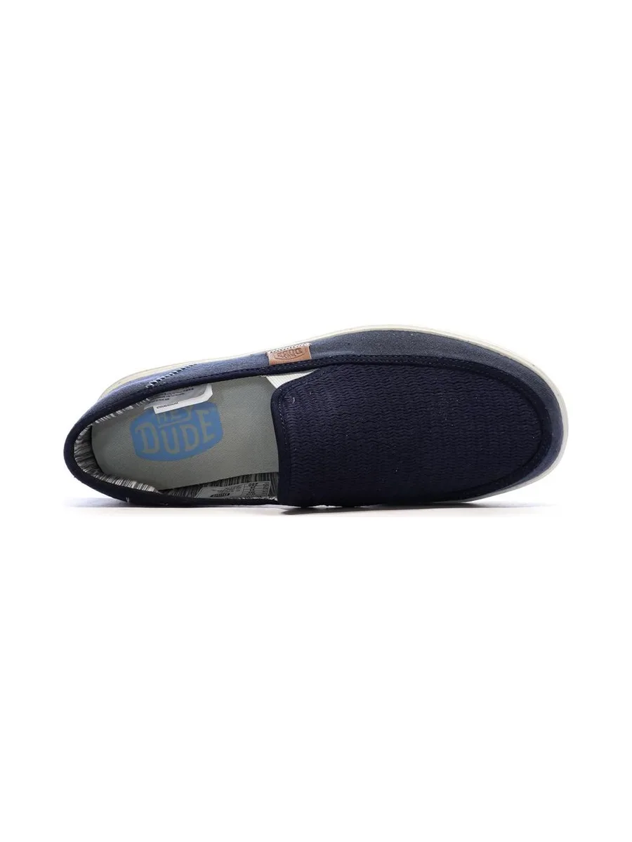 Chaussures Marine Homme Hey Dude 40726 Bone 5