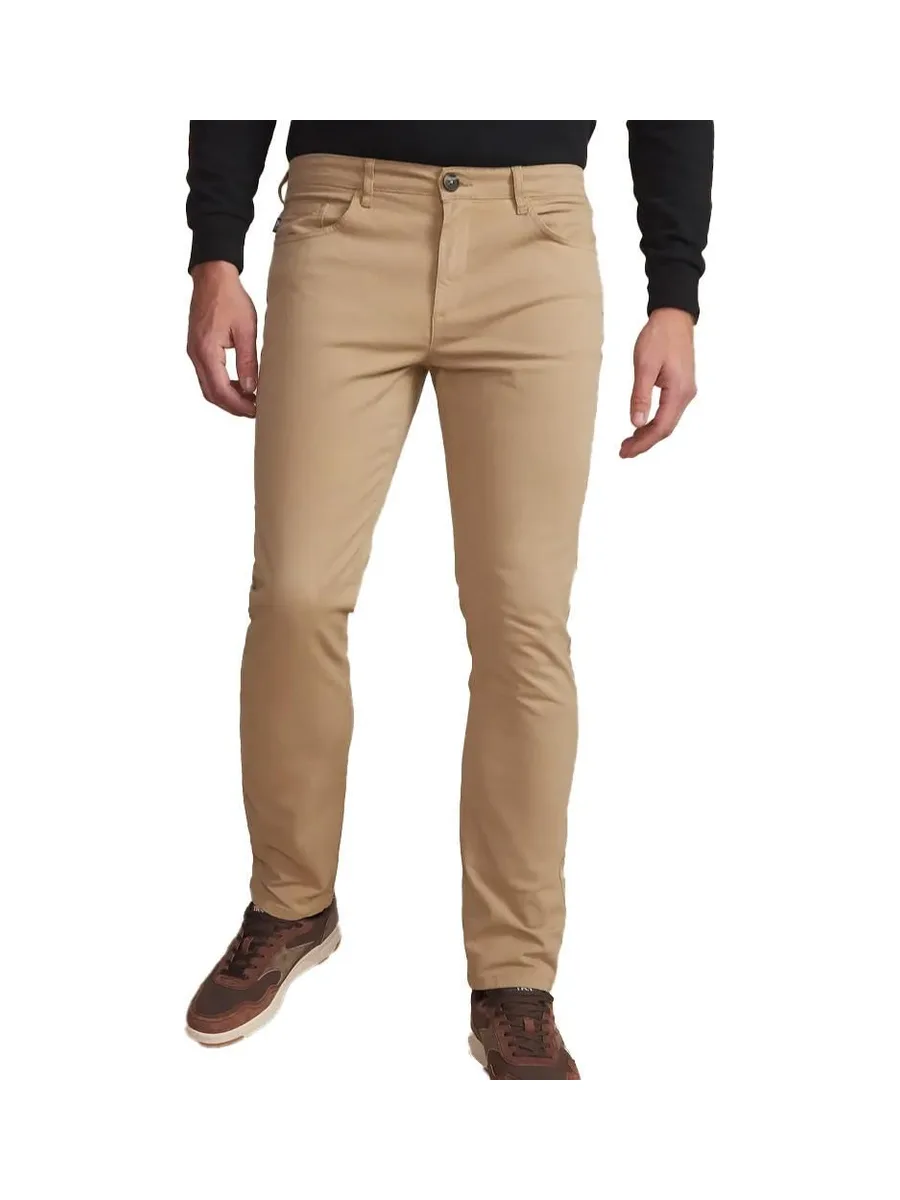 Pantalon fluide Beige Homme TBS FILAO 2
