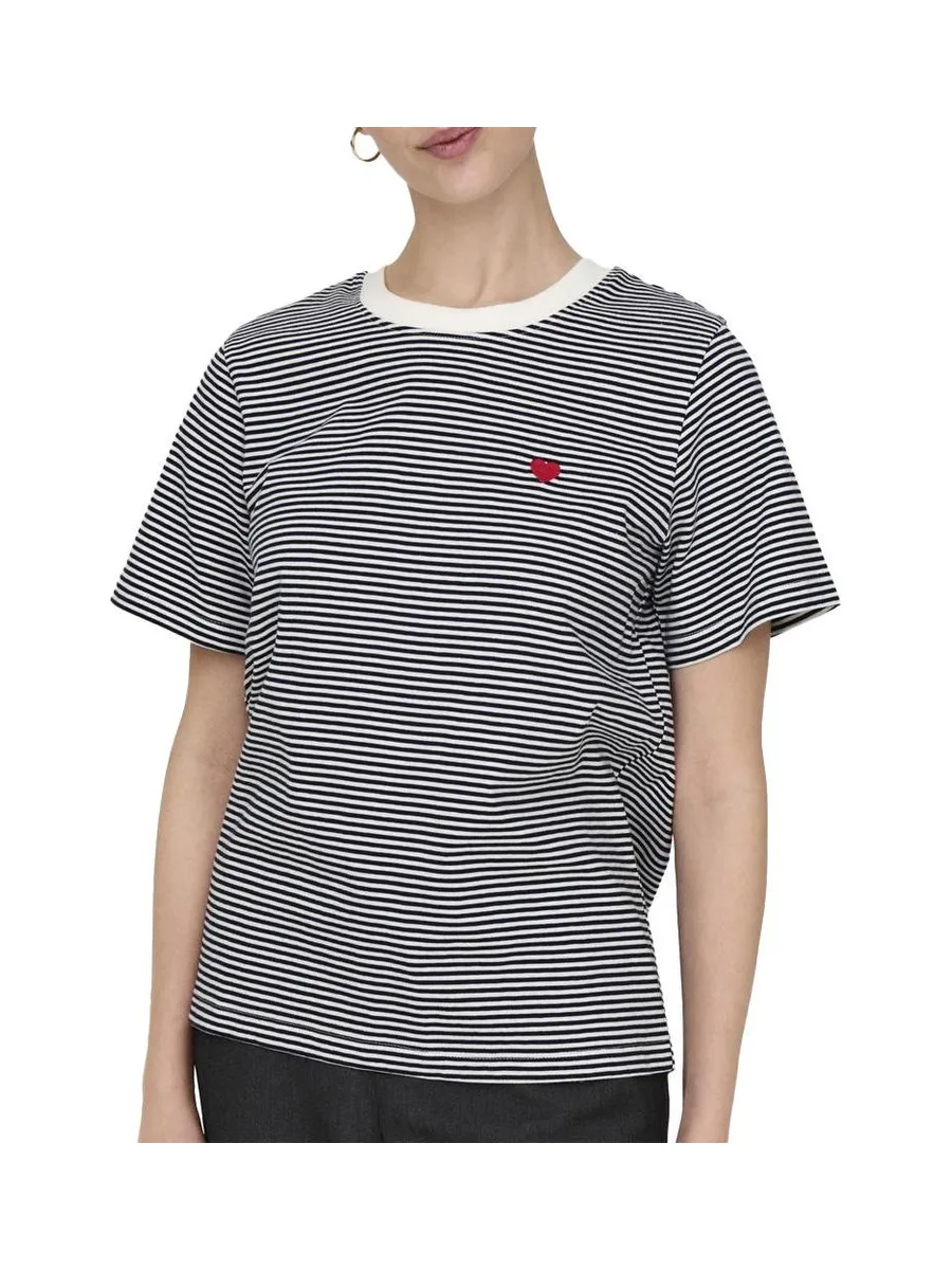 T-shirt Marine/Rayures Femme JDY Pisa 2