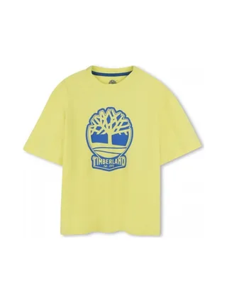 T-Shirt Jaune Garçon Timberland T60422 1 1