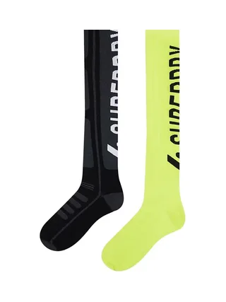Chaussettes de Compression Jaune/Noir Adulte Superdry Compressport 2