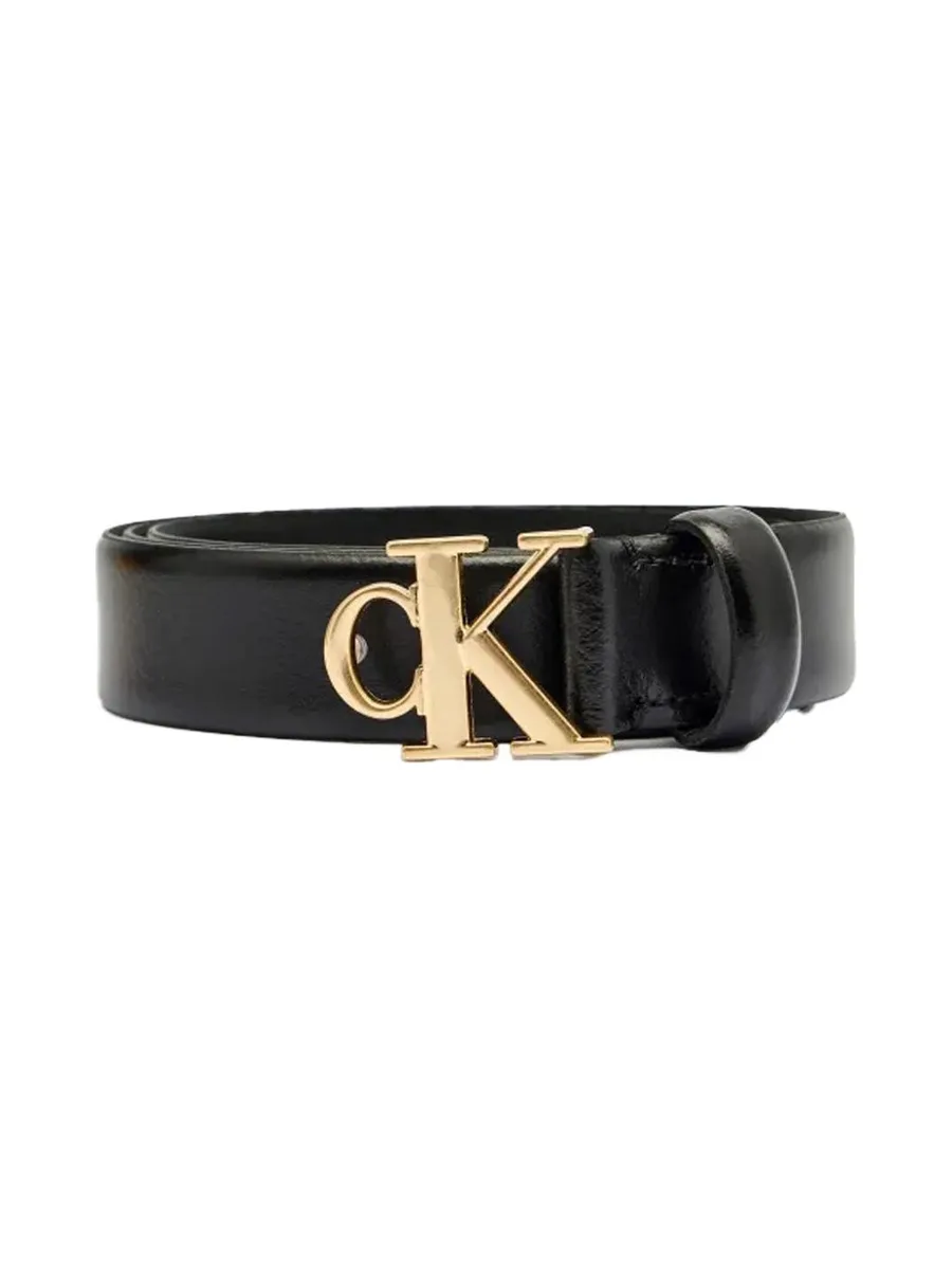 Ceinture Noire Femme Calvin Klein Jeans Buckle 2