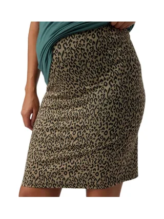 Jupe Marron/Noir Femme Mamalicious Marie 1