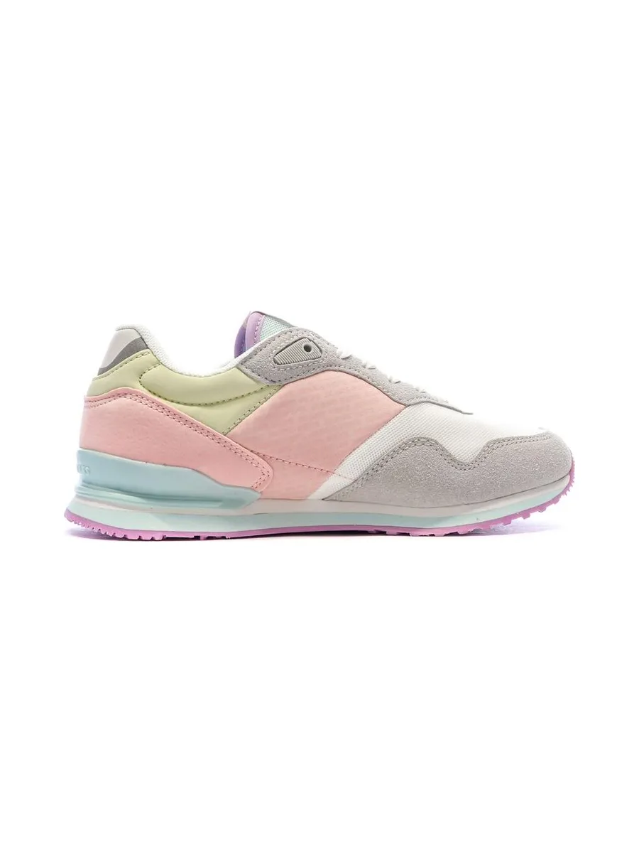 Baskets Gris/Rose/Jaune Femme Pepe jeans London 3