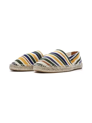 Espadrilles Blanc/Vert/Bleu Homme Pare Gabia Anitz 6
