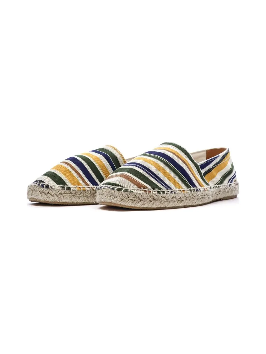 Espadrilles Blanc/Vert/Bleu Homme Pare Gabia Anitz 7