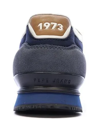 Baskets Marine/Camel Homme Pepe Jeans London Class M 3