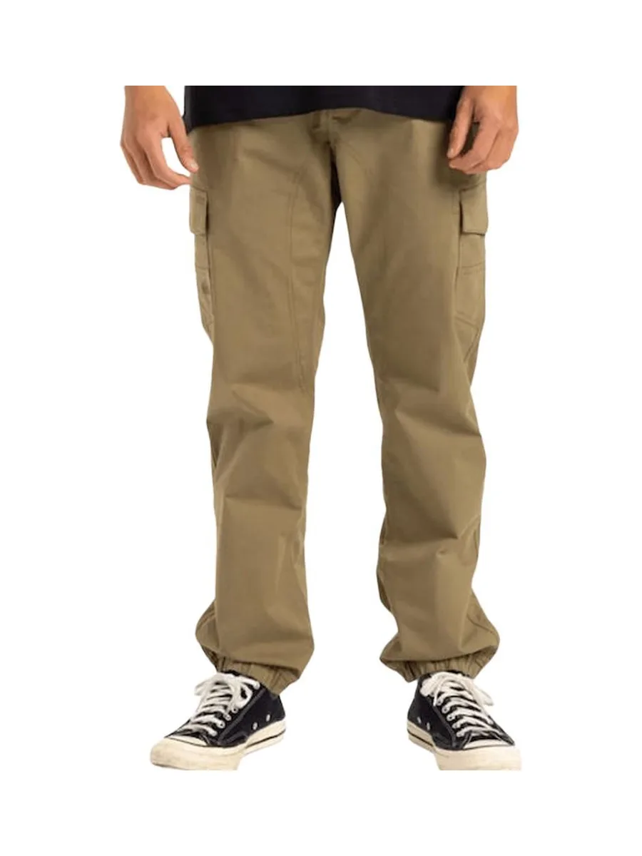 Pantalon Cargo Kaki Homme Quiksilver Cuffed 2