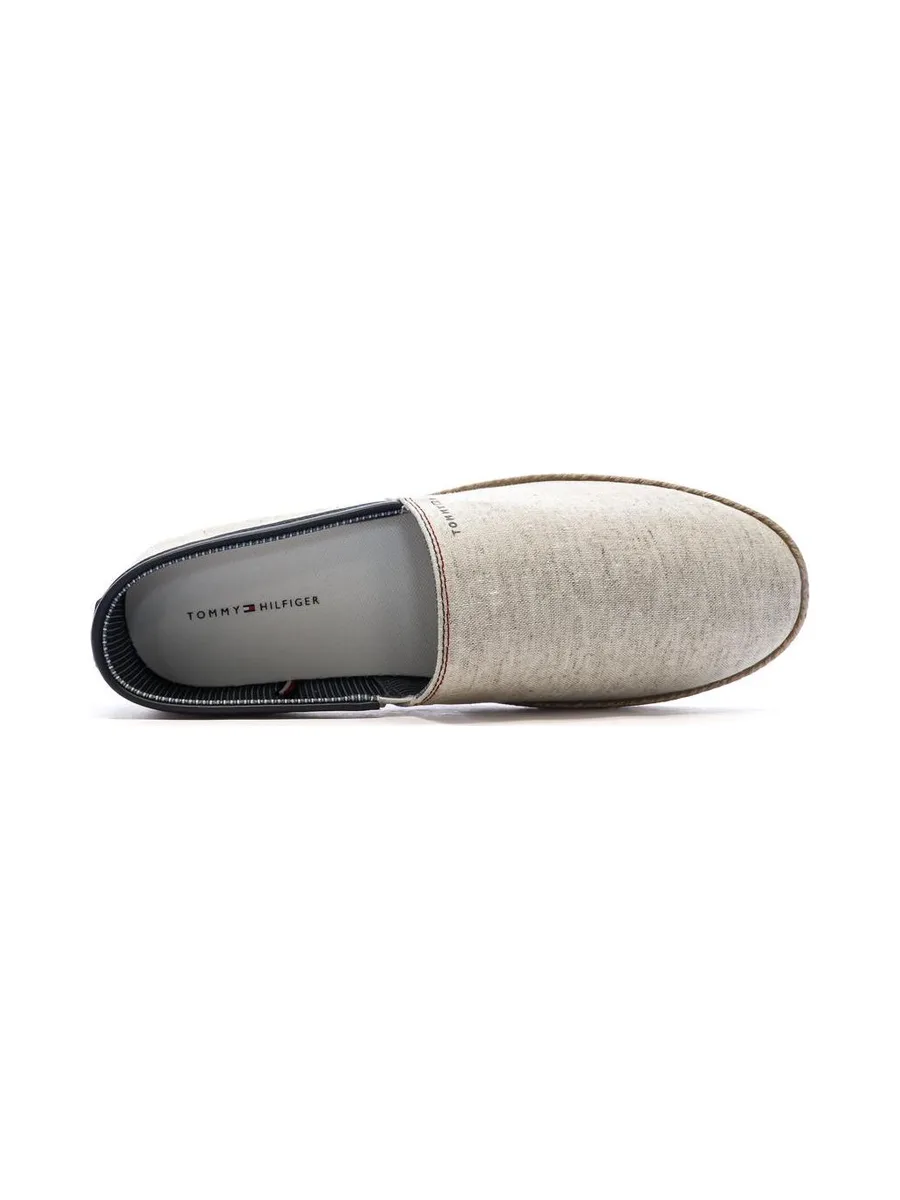 Espadrilles Beige Homme Tommy Hilfiger Chambray 5