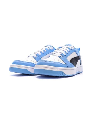 Baskets Turquoise/Blanc Garçon Rebound Low 6