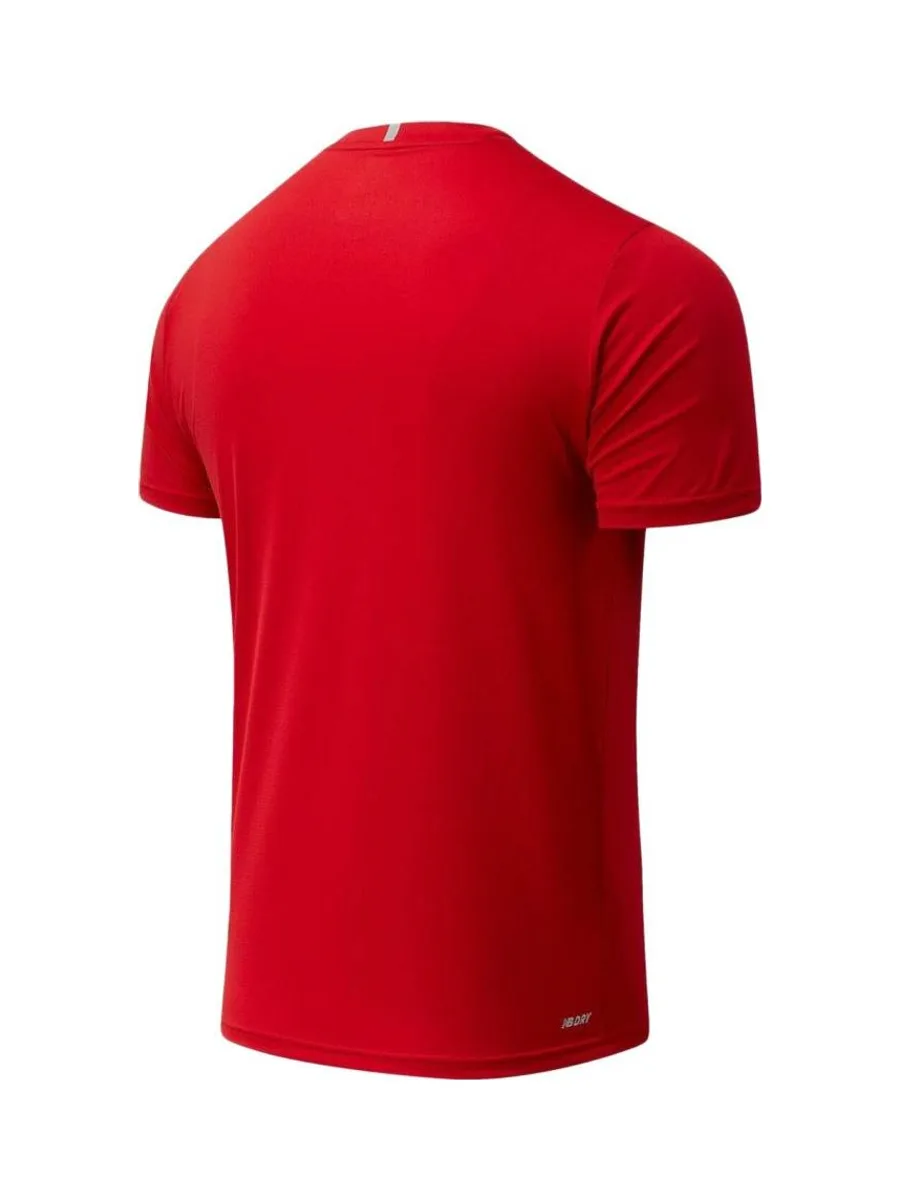 T-shirt Rouge Homme New Balance Core Run 3