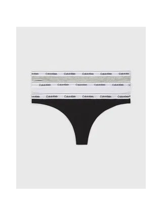 CALVIN KLEIN 000QD5209E - Lot de 3 tongs 2