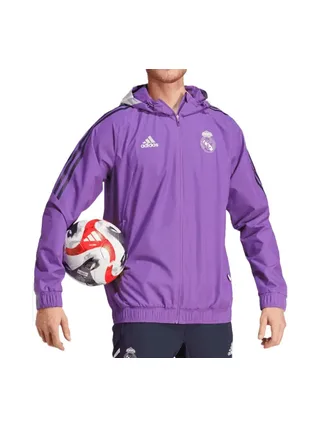 Real Madrid Coupe Vent Violet Homme Adidas 2022/23 1