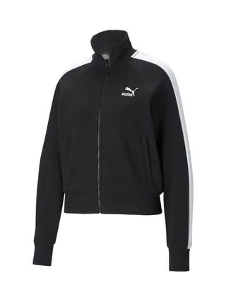 Sweat zippé Noir Femme Puma Iconic T7 1