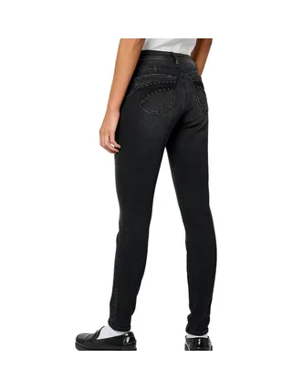 Jean Slim Noir Femme Kaporal FLORH24W7J 2