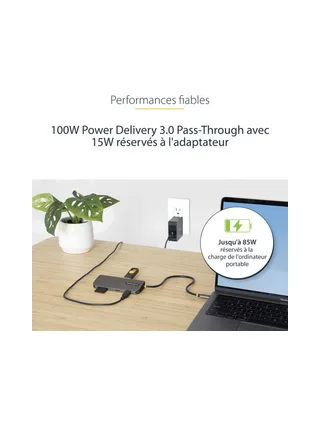 StarTech.com 115B-USBC-MULTIPORT laptop dock/port replicator 16