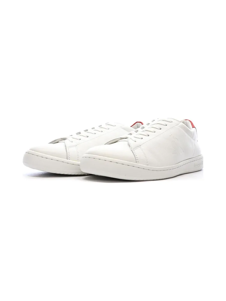 Baskets Blanches/rouge Homme Le Coq Sportif Phenix 7