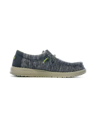 Chaussures Marine/Grise Garçon Hey Dude Wally Youth 2