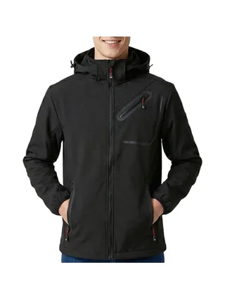 Veste Noire Homme Paname Brothers Softshell ROBIN 1