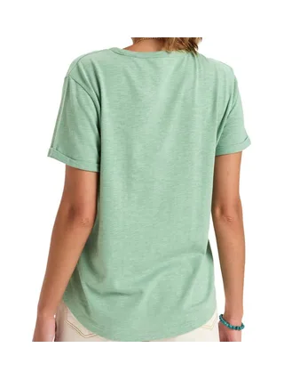 T-shirt Vert Femme Roxy Oceanwave 2