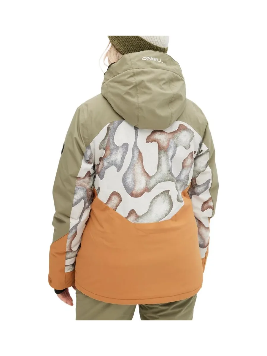 Manteau Orange/Kaki Femme O'Neill Carbonite 3