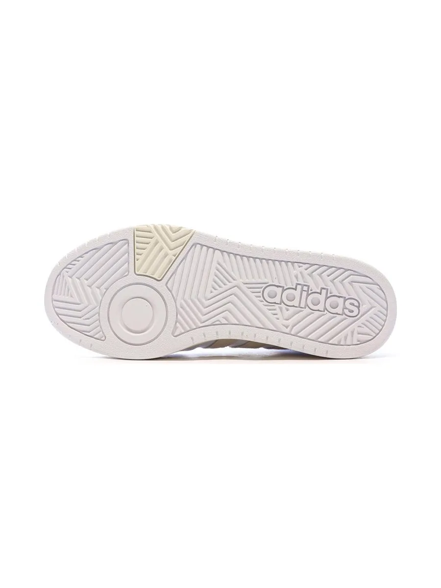 Baskets Blanches/Grises/Bleu Homme Adidas Hoops 6