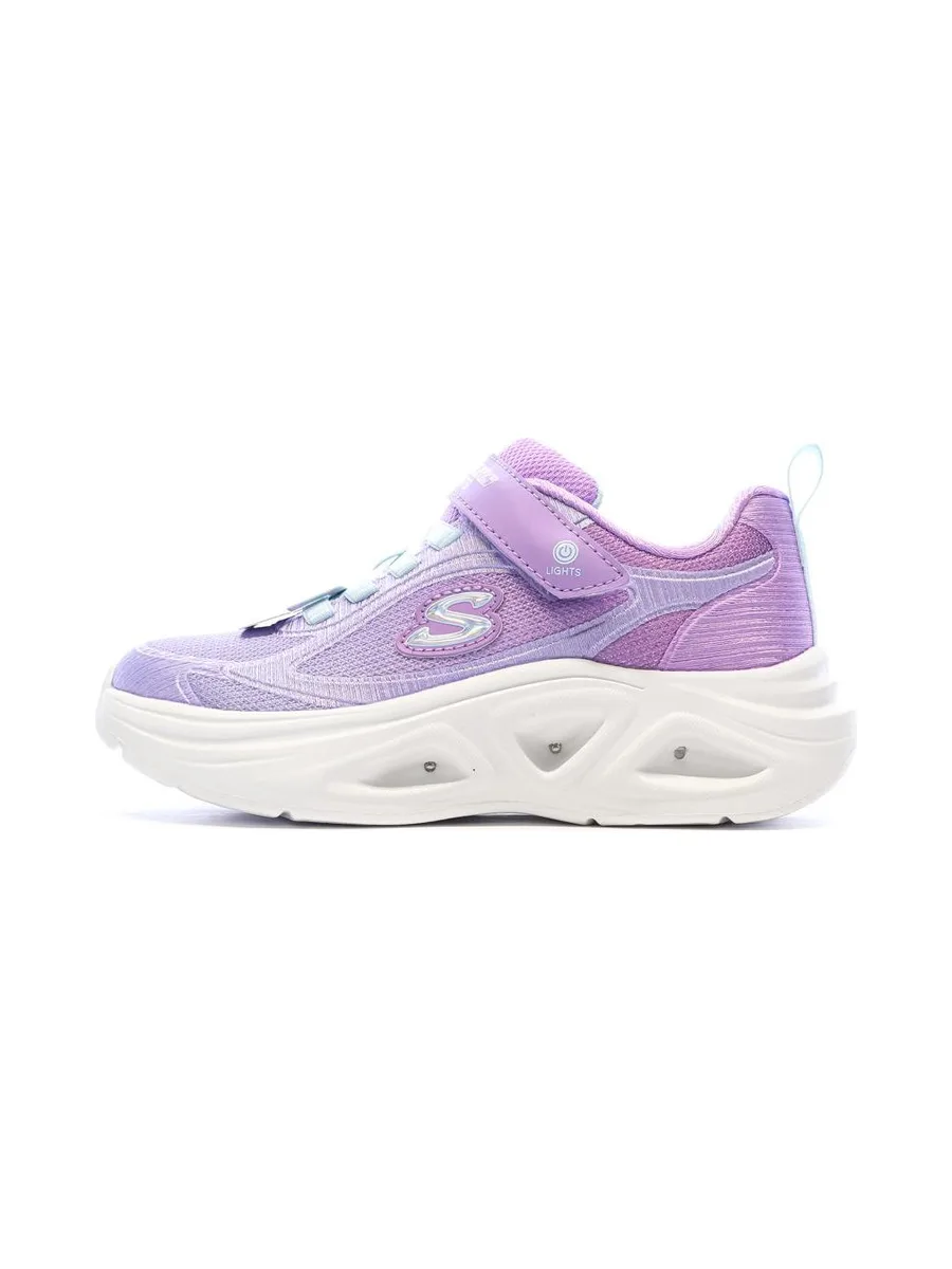 Baskets Mauves Clairs Fille Skechers Sola Glow 2