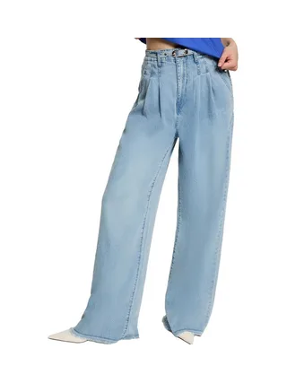 Jean Loose Bleu Clair Femme Morgan PELIAM 1