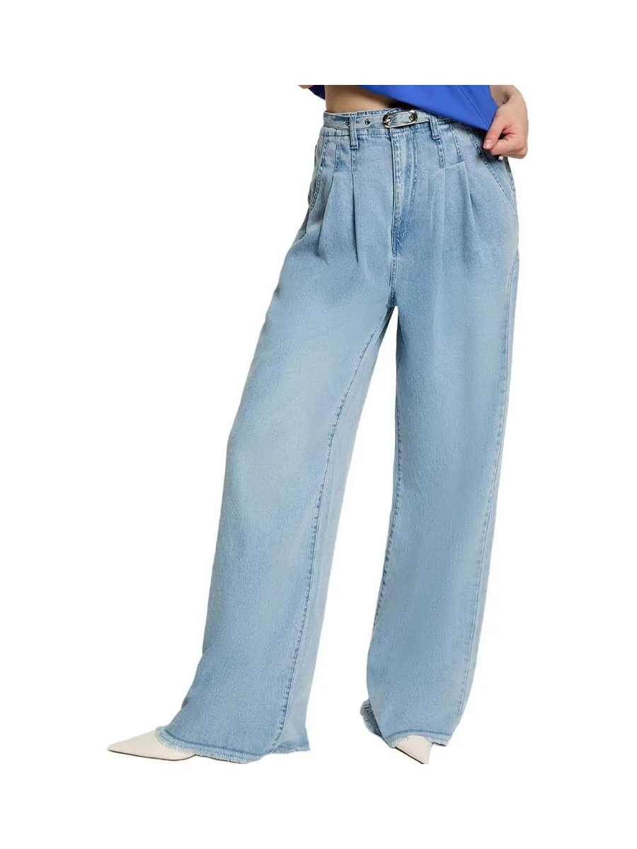 Jean Loose Bleu Clair Femme Morgan PELIAM 2