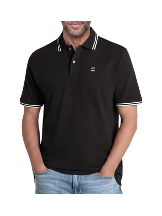 Polo Noir Homme G-Star RAW Striped Collar 1