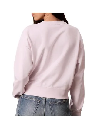 Sweat Rose Femme Calvin Klein Jeans Ls Cropped 2