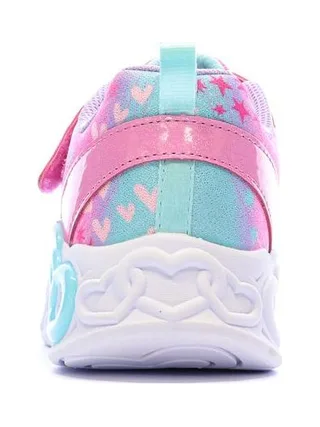 Baskets Roses/Mauves Fille Skechers Infinite Heart 3