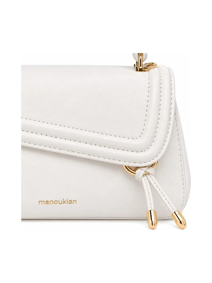 Sac à Bandoulière Blanc Femme Manoukian Melissa 3