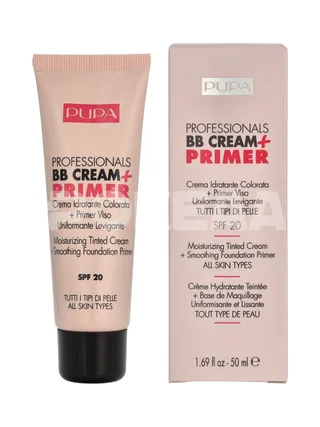 Pupa Pupa Professionals BB Cream + Primer SPF20 50ml - #002 Sand - All Skin Types 1