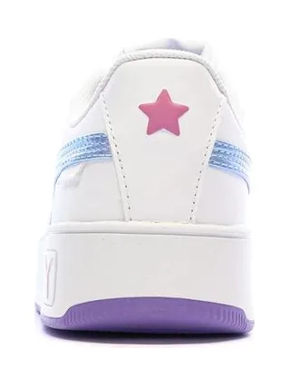 Baskets Blanc/Violet Fille Puma Carina Street Bouncy 3