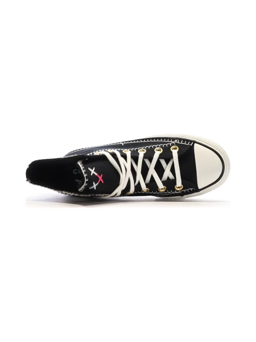 Baskets Noires Femme Converse All Star Lift Crafted 5