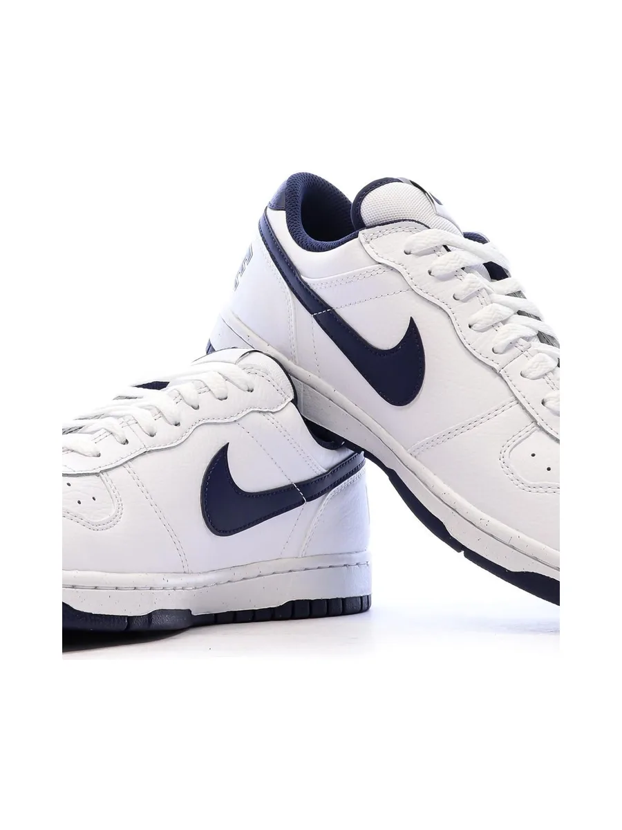 Baskets Blanches/Marines Homme Nike Big Nike Low 7
