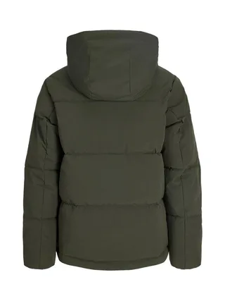 Doudoune à capuche junior kaki Jack & Jones Galaxy Puffer 3