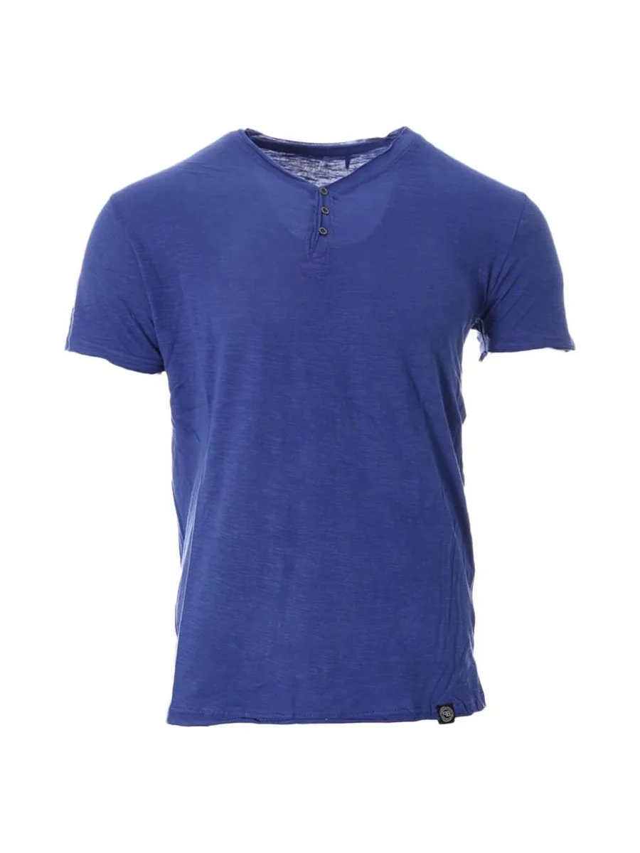 T-shirt Bleu Royale Homme Paname Brothers TAZIO 3