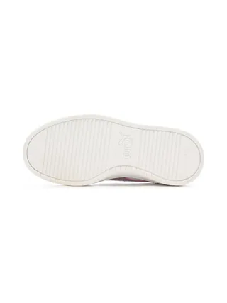Baskets Blanches/Violet Fille Puma Rickie 5