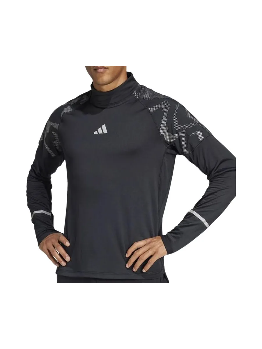 T-shirt Noir Homme Adidas Hivis 1/2 2