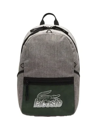 Sac à Dos Gris/Vert Homme Lacoste NH4144NZ 1
