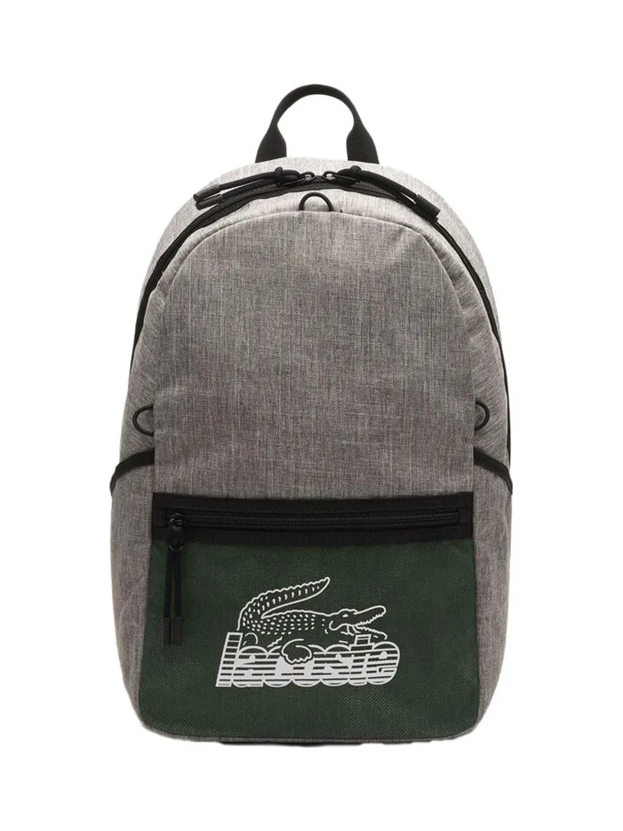 Sac à Dos Gris/Vert Homme Lacoste NH4144NZ 2