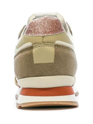 Baskets Écru/Camel Femme Pepe jeans Brit Print 3