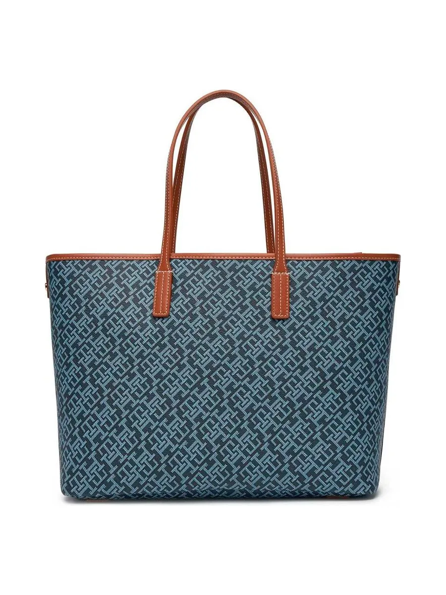 Sac Cabas Bleu Femme Tommy Hilfiger Th Monoplay 3