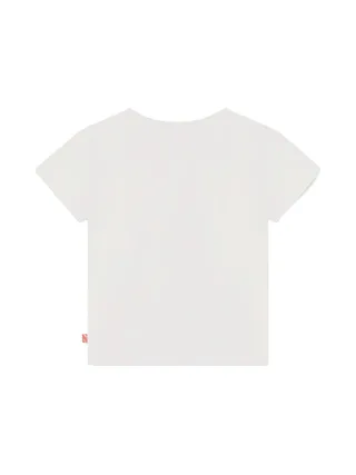 T-Shirt Blanc Fille Billieblush U20493 2