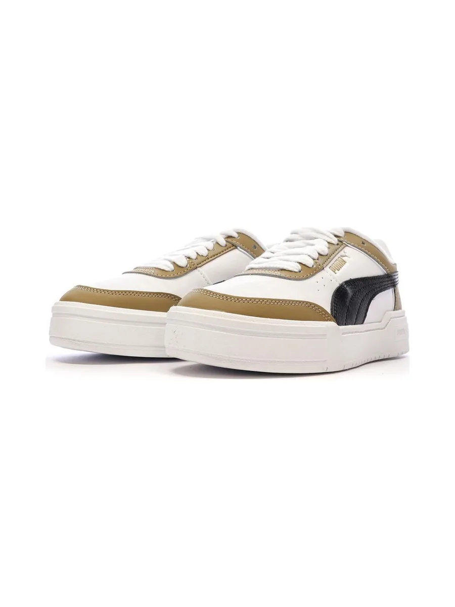 Baskets Blanches/Marron Garçon Puma Muted 7