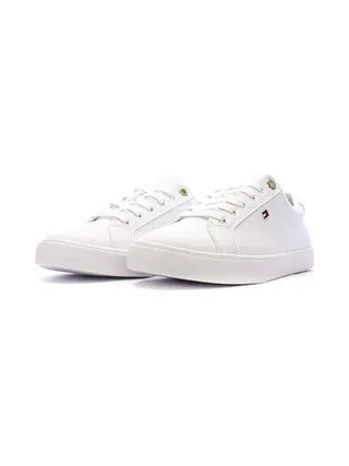 Baskets Blanches/Argent Femme Tommy Hilfiger Sneaker 6