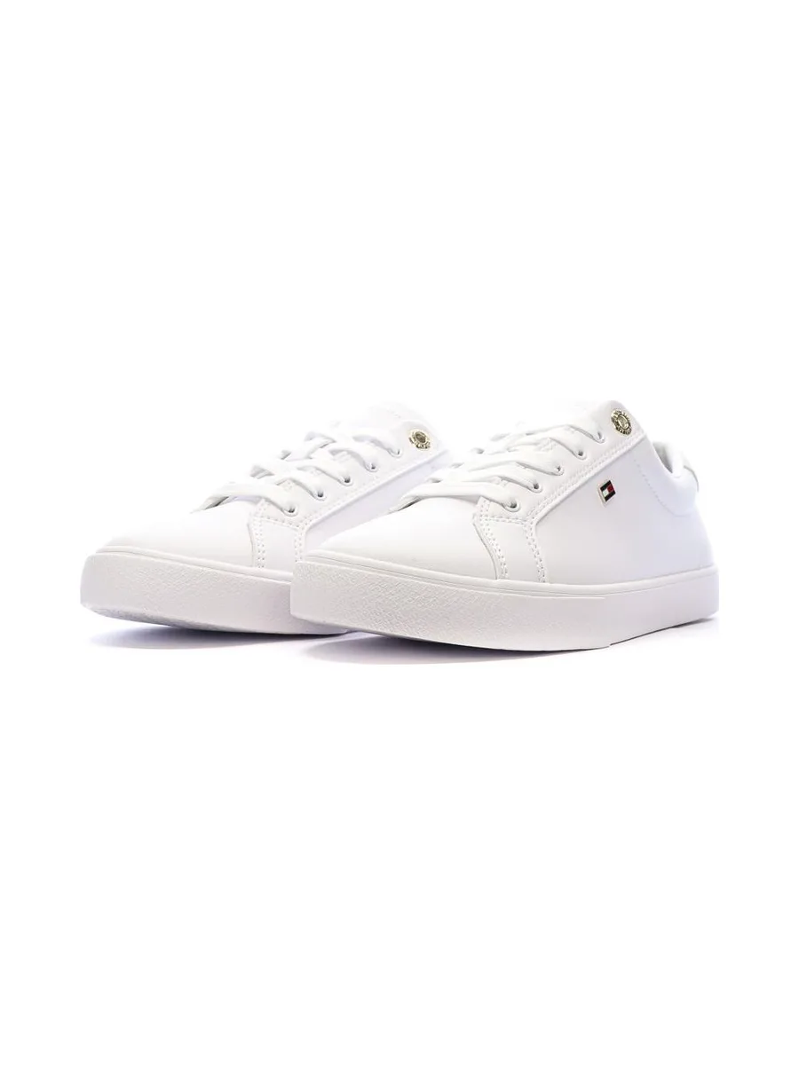 Baskets Blanches/Argent Femme Tommy Hilfiger Sneaker 7