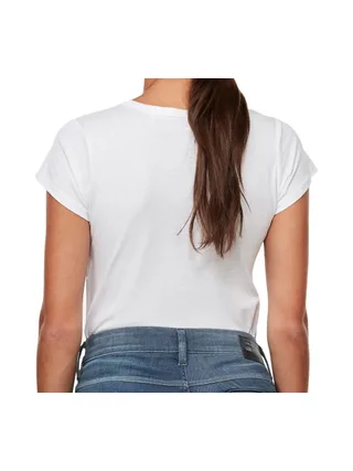 T-shirt Blanc Femme G-Star Raw Slim 2